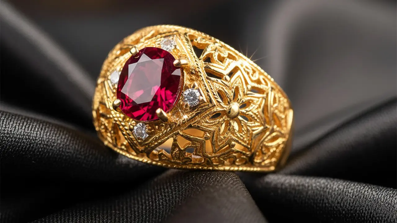 Cincin Emas Arab Saudi 21 Karat