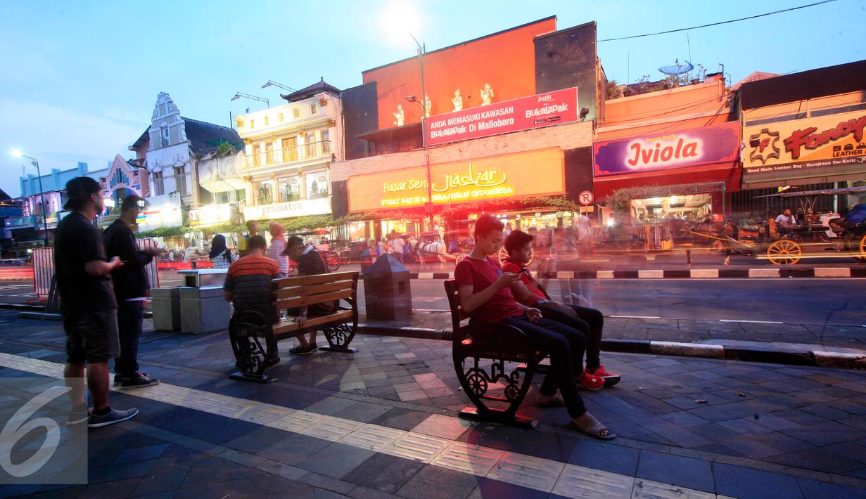 Malioboro Kini Bebas dari Parkir Motor Foto Liputan6 com