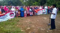 Ribuan kaum ibu di Kota Bogor mendeklarasikan dukungannya sebagai Relawan Projasa. (Liputan6.com/Bima Firmansyah)