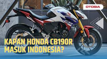 Honda CBR190 punya tampang maskulin dengan karakter tegas layaknya motor sport. Kira-kira kapan ya motor ini bakalan masuk Indonsia? Yuk simak detailnya.