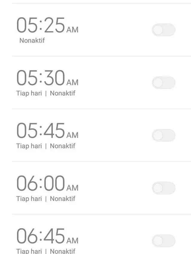 6 Screenshot Pasang Alarm ala Netizen Ini Bikin Geleng Kepala