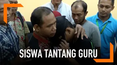 Kasus siswa SMP di Gresik yang menantang gurunya berkelahi berakhir damai setelah dimediasi pihak kepolisian.