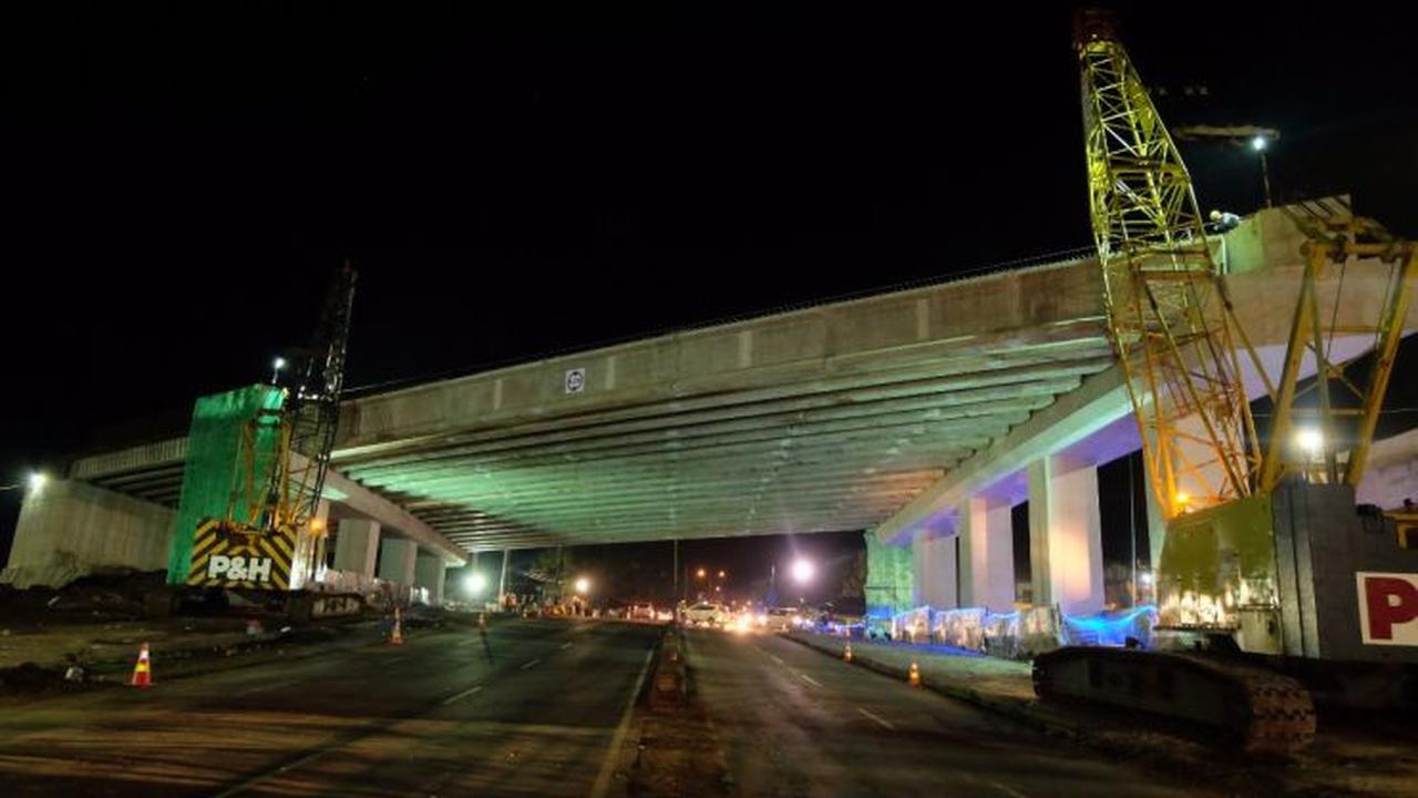 Progres proyek pembangunan fisik ruas tol Pandaan-Malang untuk seluruh seksi gabungan sudah mencapai 42,104 persen. (Foto: Jasa Marga)