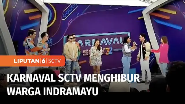Karnaval SCTV kembali hadir untuk menghibur masyarakat berbagai kalangan, dengan beragam acara hiburan rakyat. Kali ini, Karnaval SCTV hadir di Kabupaten Indramayu, Jawa Barat. Selama 2 hari, hiburan musik hingga kuis disuguhkan dengan menghadirkan g...
