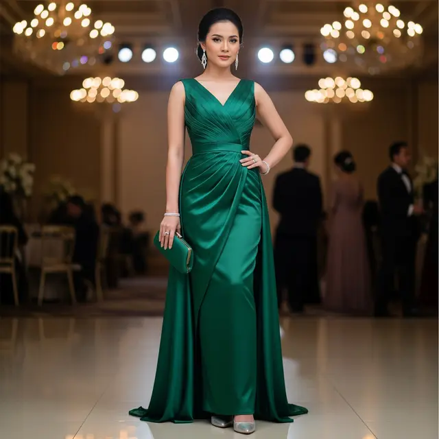 Model Dress Drapery (Image by Gemini AI)