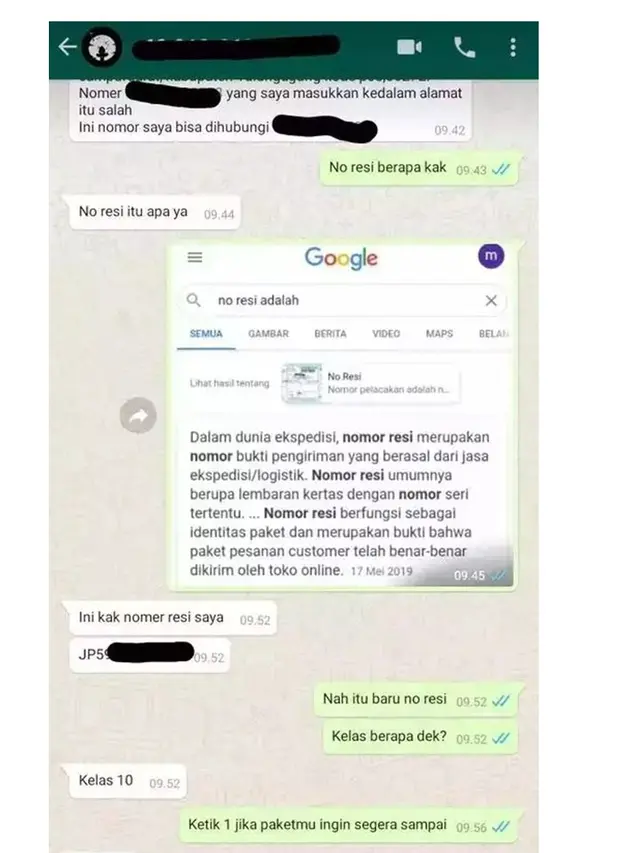 10 Chat Kurir saat Antar Paket ke Pelanggan Ini Kocak Banget