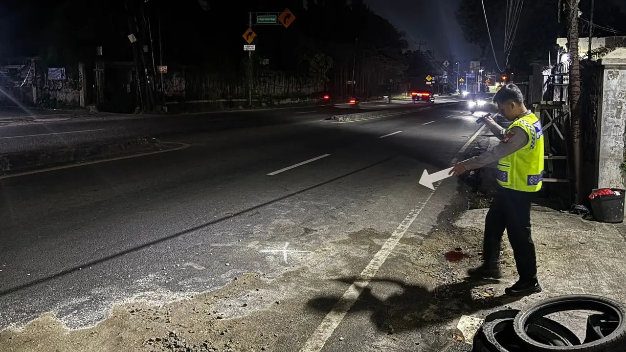 Kecelakaan Maut Satu Orang Tewas Terlindas Truk di Depok