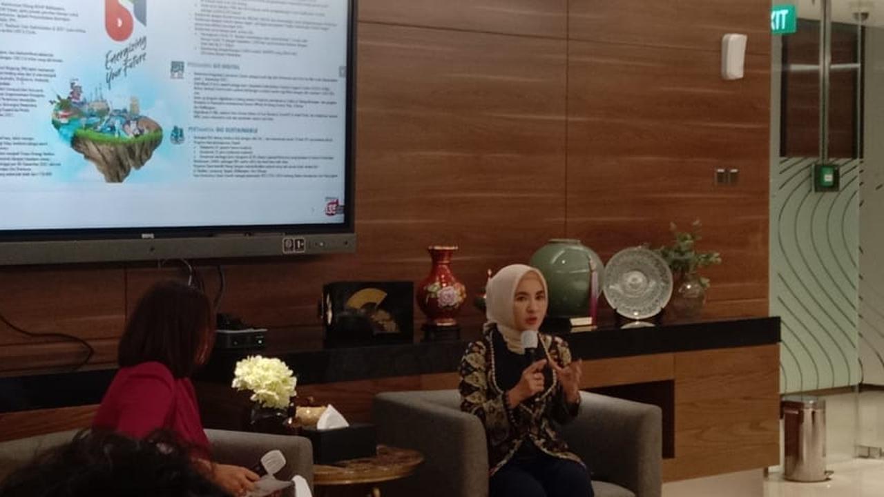 Direktur Utama Pertamina Nicke Widyawati dalam sesi media gathering bersama pemimpin redaksi, Rabu (8/6/2022)