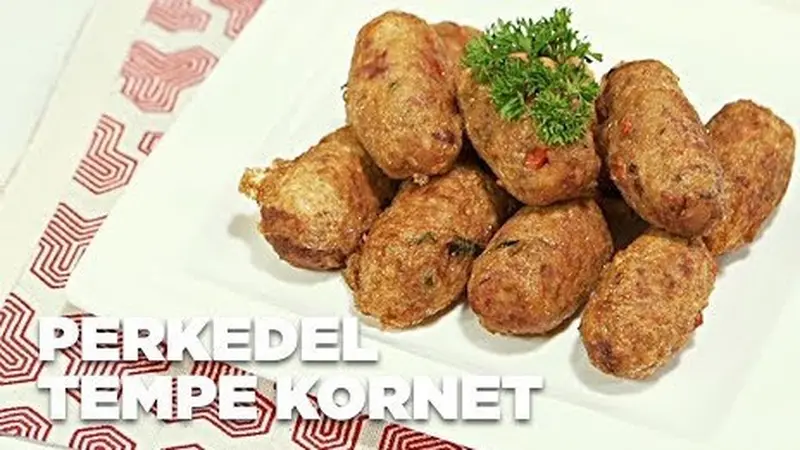 Perkedel Tempe Kornet