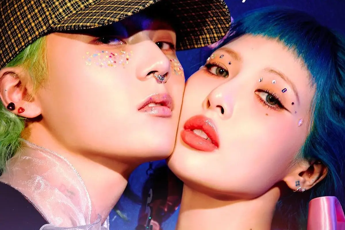 HyunA dan DAWN. (P Nation via Instagram/ hyunah_aa)