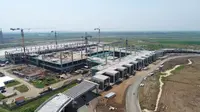 Proses pembangunan Bandara Kertajati, Majalengka, Jawa Barat. (Dok bandarakertajati.com)