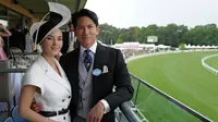 Gaya Elegan Anisha Rosnah dan Pangeran Mateen di Royal Ascot 2025 yang Batal Dihadiri Kate Middleton