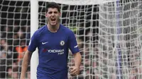 3. Alvaro Morata (Chelsea) - 9 Gol. (AFP/Daniel Leal-Olivas)