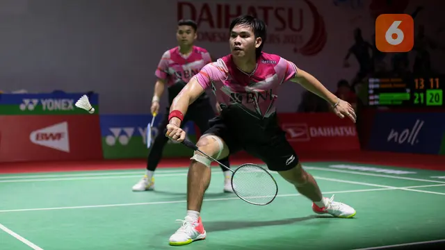Foto: Fajar/Rian Terhempas, Leo/Daniel Melangkah Sendiri ke Semifinal Indonesia Masters 2023