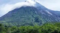 Batu di Gunung Merapi Berguguran