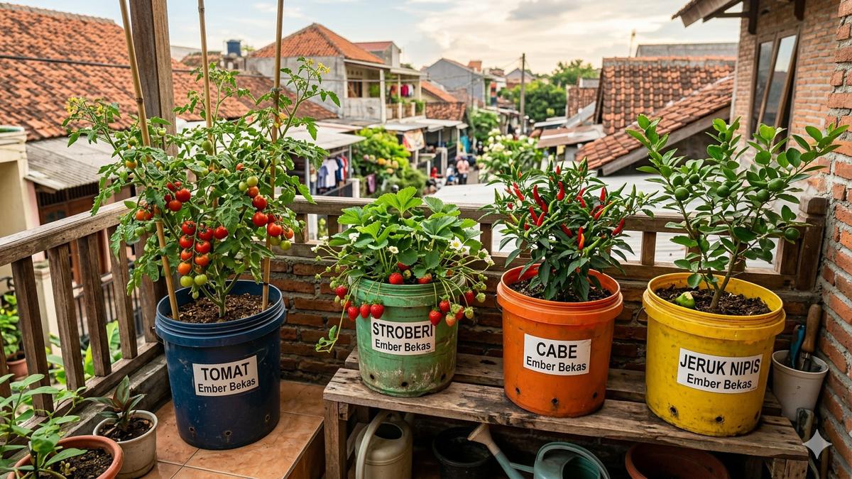 9 Jenis Tanaman Buah yang Cocok Untuk Ditanam di Ember, Praktis dan Produktif