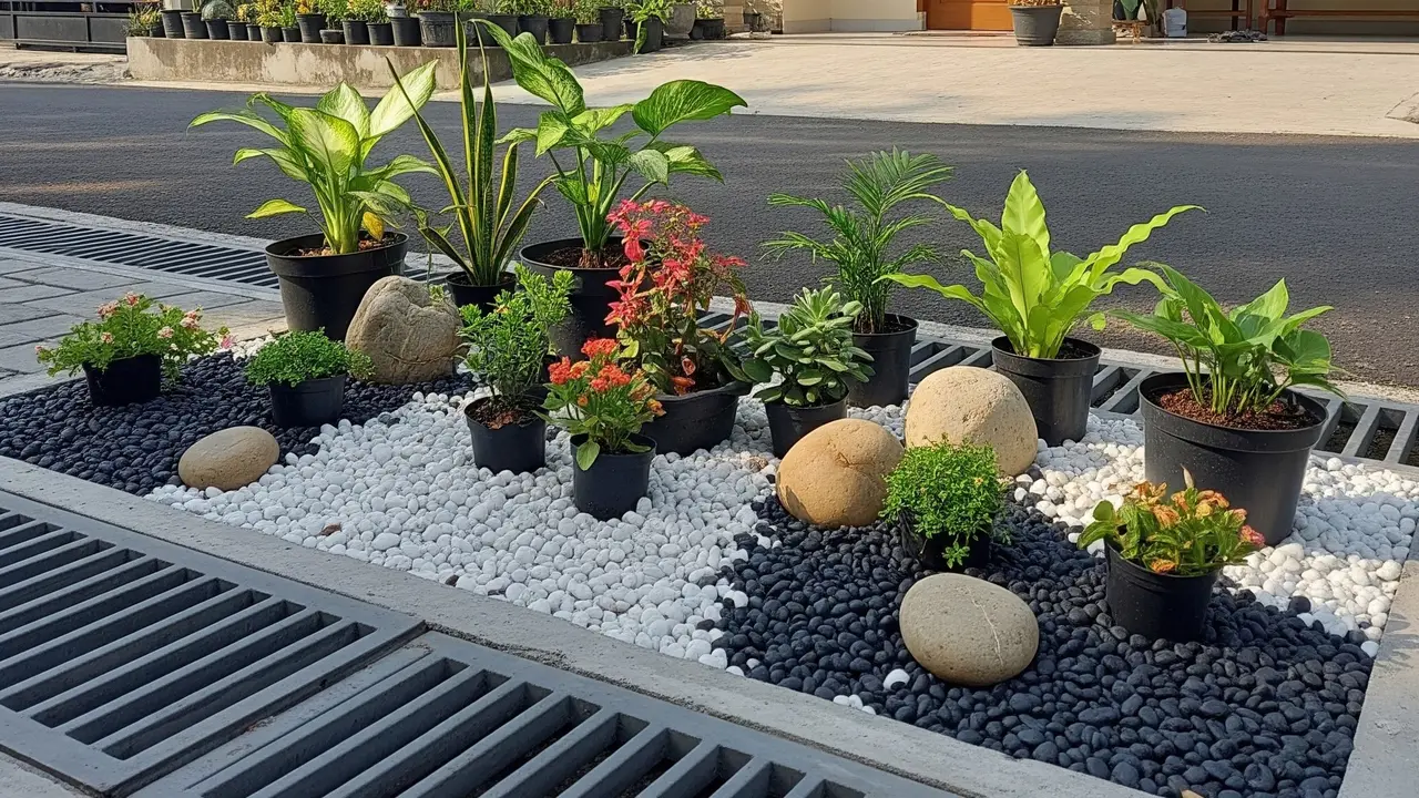 9 Kebun Mini di Atas Selokan yang Ditutup Rapi, Inovasi Ruang Hijau