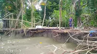 Abrasi Mengancam Ratusan Makam di TPU Mamuju