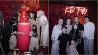 Potret ulang tahun Krisdayanti ke-50. (sumber: Instagram/aurelie.hermansyah)