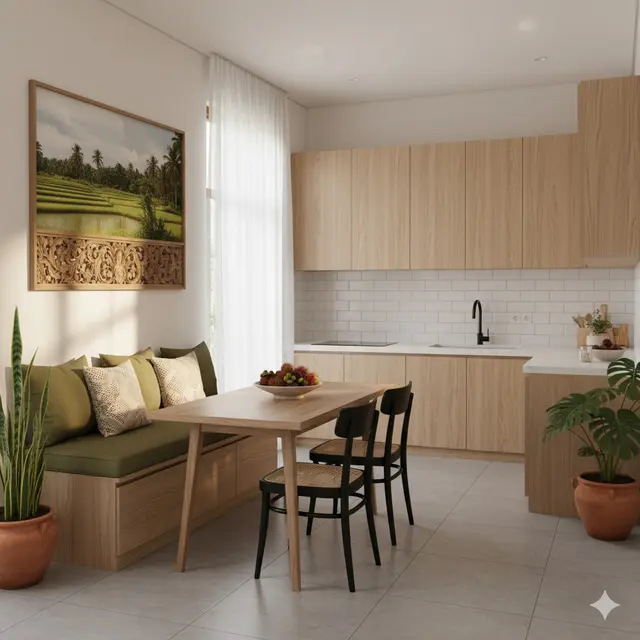 Dapur Gabung Ruang Makan