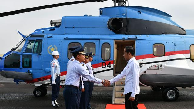 Presiden Joko Widodo (Jokowi) bertolak menuju Provinsi Banten guna melakukan kunjungan kerja, pada Jumat, 6 Desember 2019. Foto: Laily Rachev - Biro Pers Sekretariat Presiden