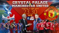 Crystal Palace vs Manchester United (bola.com/Rudi Riana)