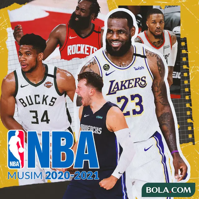 NBA - Ilustrasi Musim 2020-2021