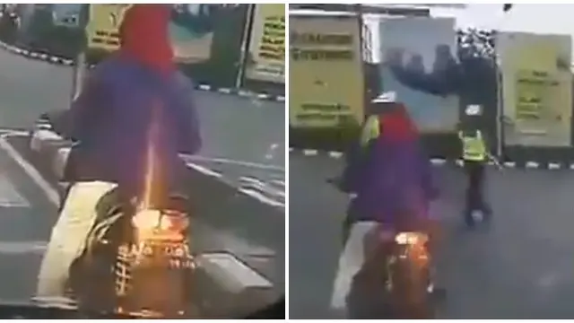 6 Potret Emak-emak Belok Tak Sesuai Lampu Sein Ini Bikin Tepuk Jidat