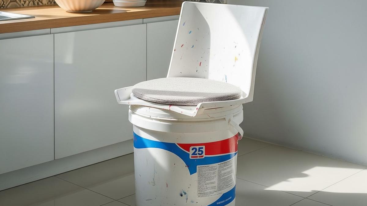 Cara Membuat Kursi Mini dari Ember Cat Bekas, Mudah dan Kreatif