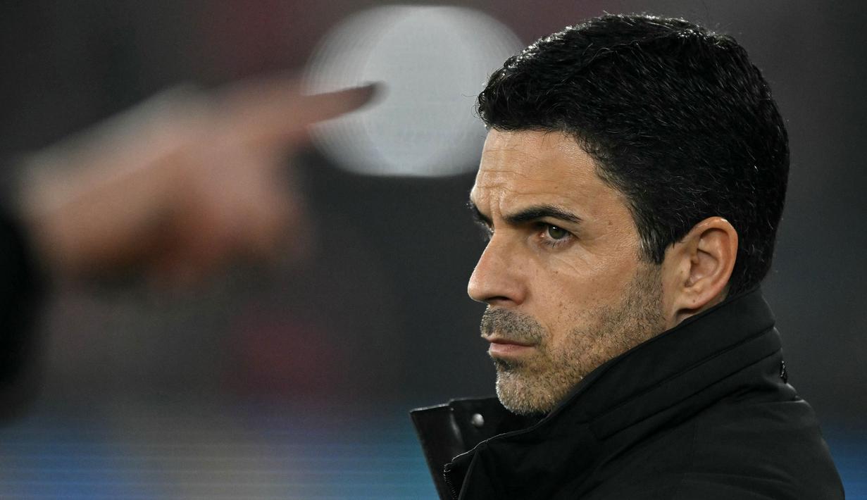 Kekalahan ini menjadi ujian mentalitas bagi skuad asuhan Mikel Arteta setelah sebelumnya juga mendapatkan kekalahan dari Man City di Carabao Cup. (AFP/Glyn Kirk)