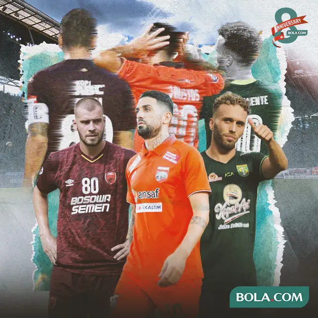 Liga 1 - 8 Gelandang Asing yang Bersinar Terang di BRI Liga 1 2023