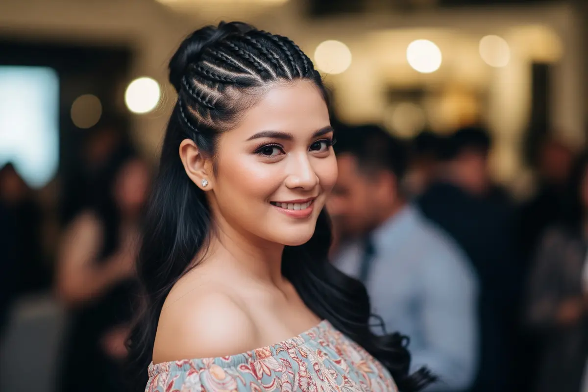 Model Rambut Pesta Wanita (Foto: Gemini AI)