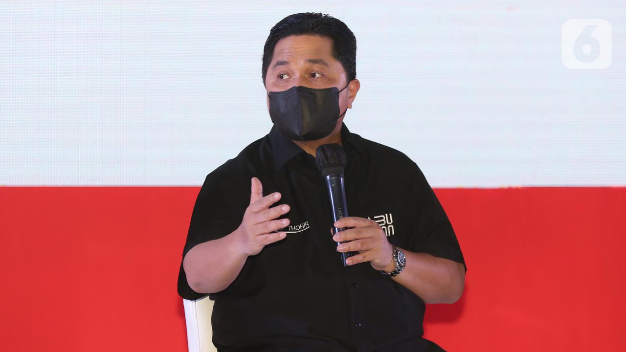 Menteri Badan Usaha Milik Negara (BUMN) RI, Erick Thohir. (Liputan6.com/Fery Pradolo) 