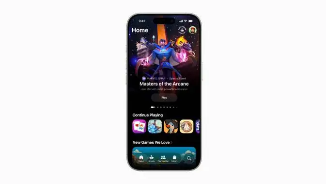 <p>Apple Games di iOS 26. (Doc: Apple)</p>