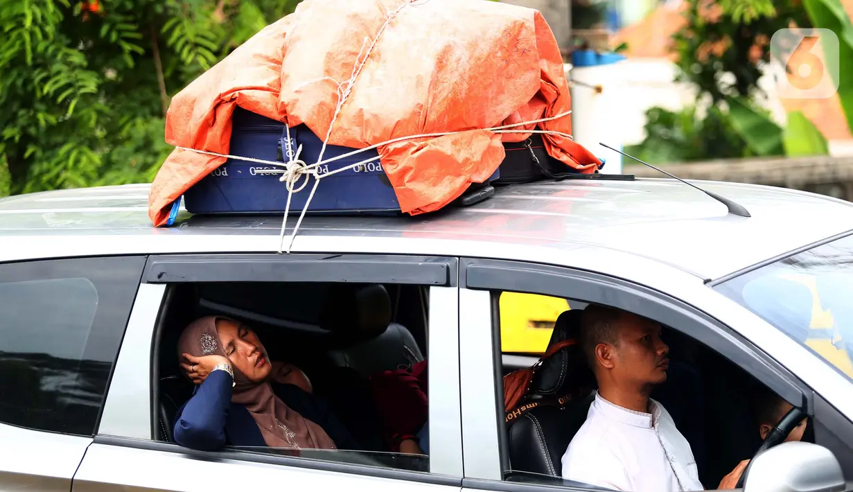 Sebelumnya, Polda Banten sudah mengantisipasi perkiraan puncak arus mudik Lebaran 2024. (Liputan6.com/Angga Yuniar)