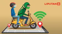 Banner Infografis Tips Aman Naik Ojek Online Saat Pandemi. (Liputan6.com/Abdillah)