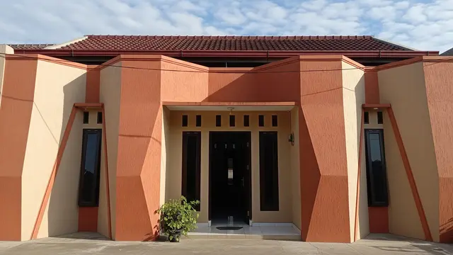 Inspirasi Fasad Rumah dengan Dinding Maju-Mundur agar Tidak Monoton/AI Generated