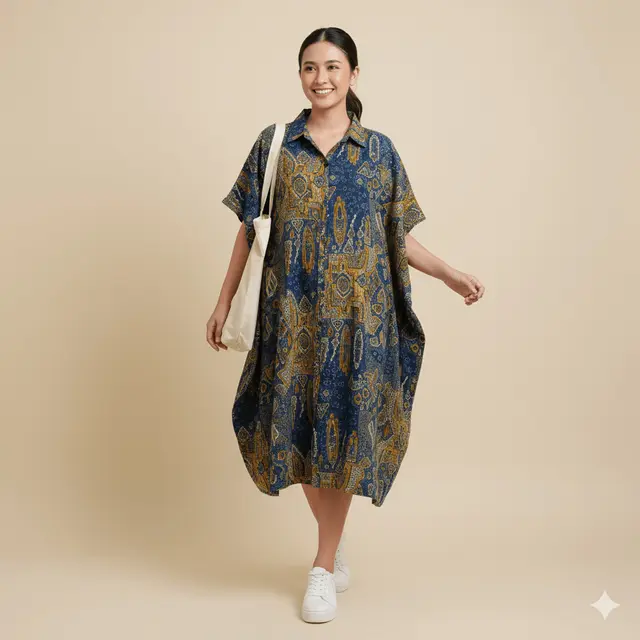 Model Daster Batik Modern untuk Jalan-Jalan by Gemini