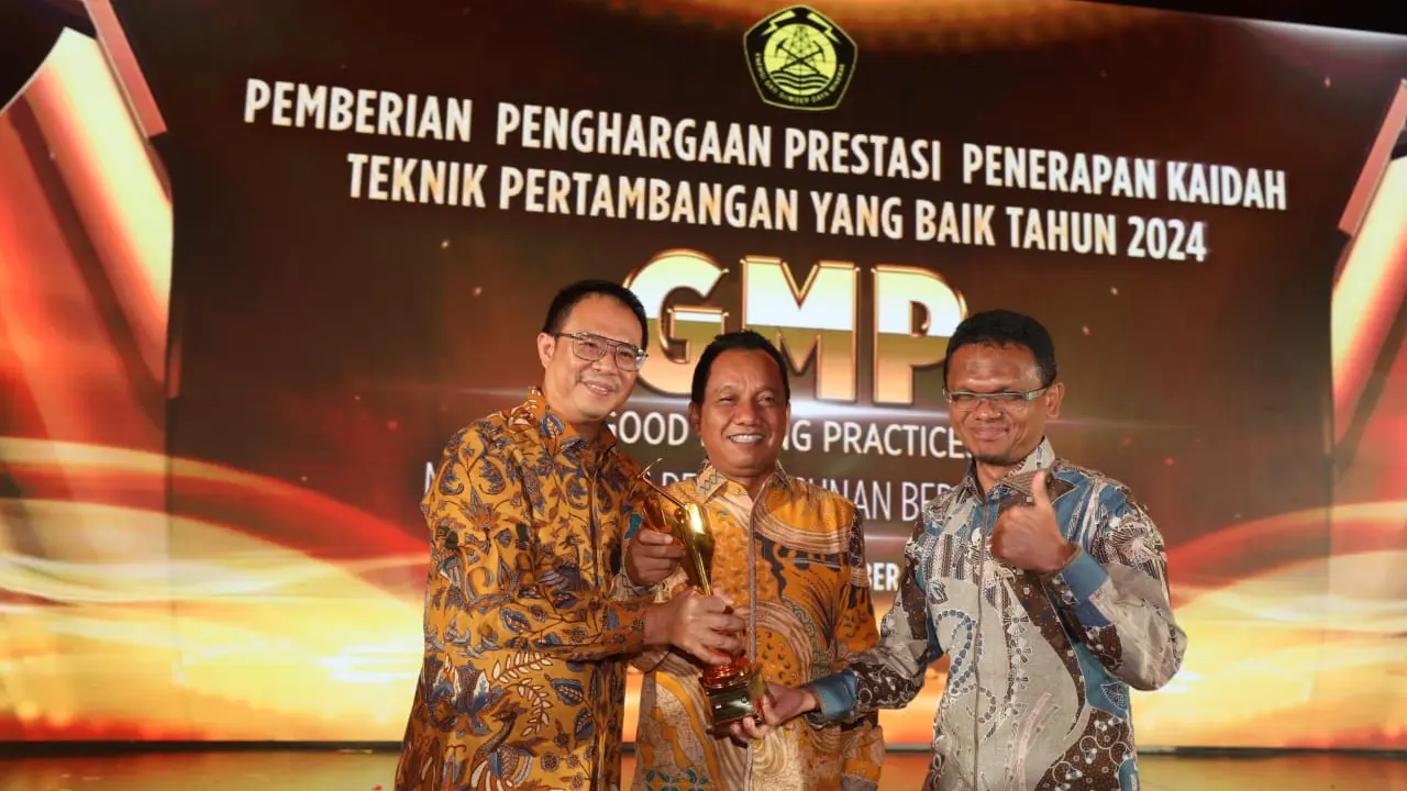 PT Agincourt Resources meraih Penghargaan Terbaik Penerapan Kaidah Teknik Pertambangan yang Baik 2024 dari Kementerian ESDM. (Dok PTAR)