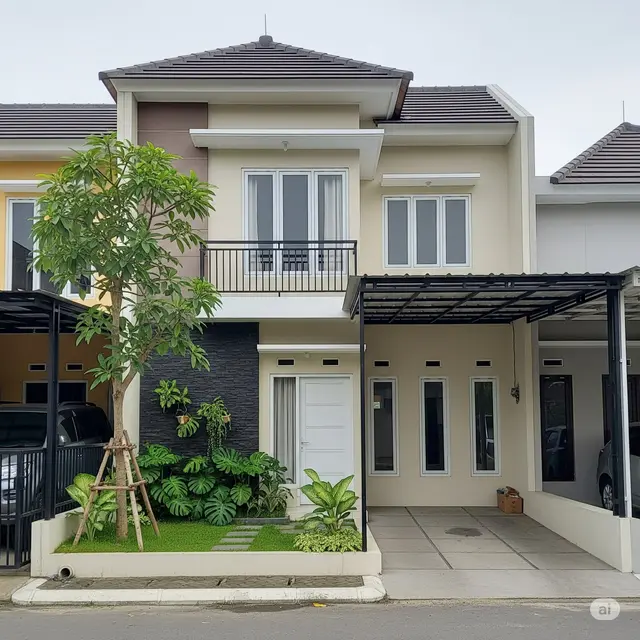 Inspirasi Rumah Sederhana di Kampung. Foto: Gemini