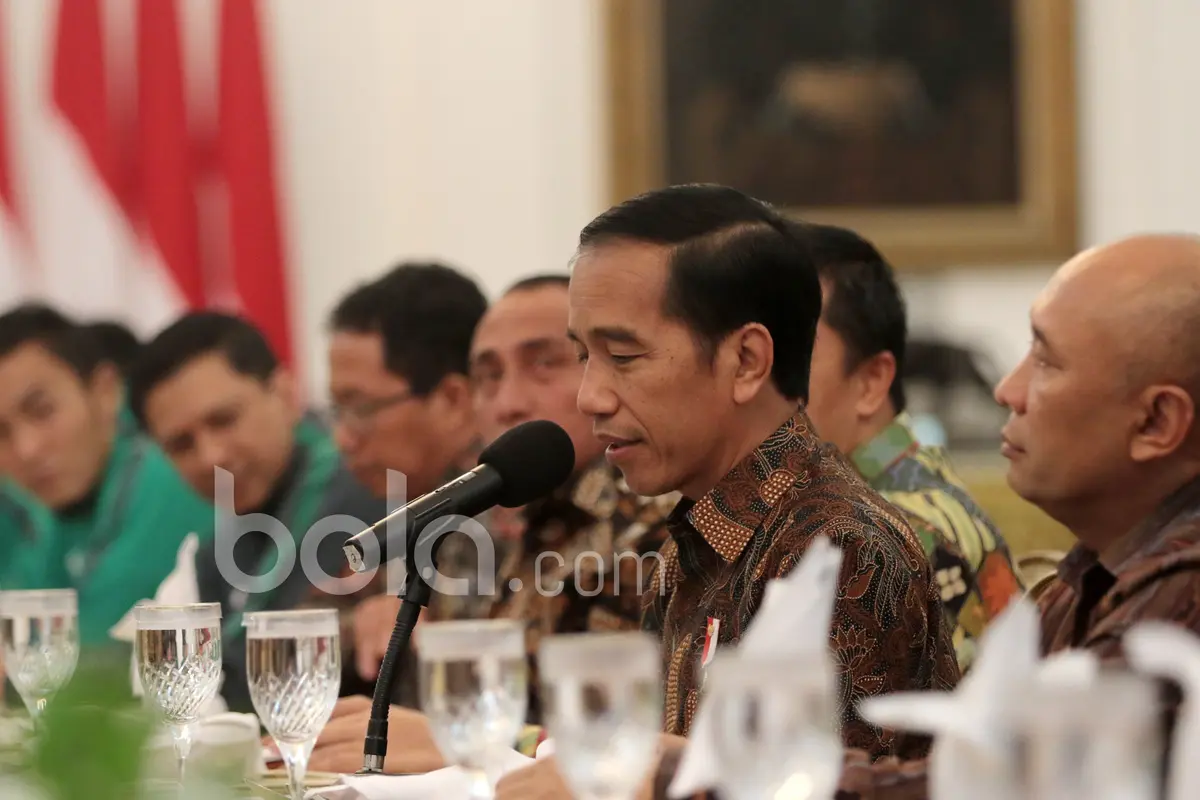 Timnas Indonesia Makan Siang Bersama Presiden Joko Widodo di Istana Negara