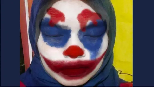 Potret Nyeleneh Orang Berdandan ala Joker Ini Bikin Tepuk Jidat