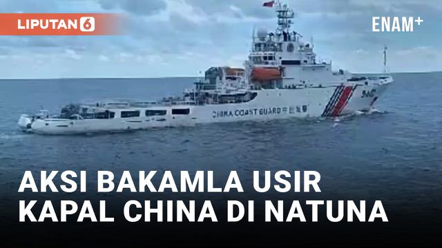 Panas! Kapal China Kembali Masuki Laut Utara Natuna