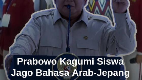 Prabowo Kagum Empat Siswa Sekolah Rakyat Jago Bahasa Inggris-Jepang: Suruh Menghadap Saya