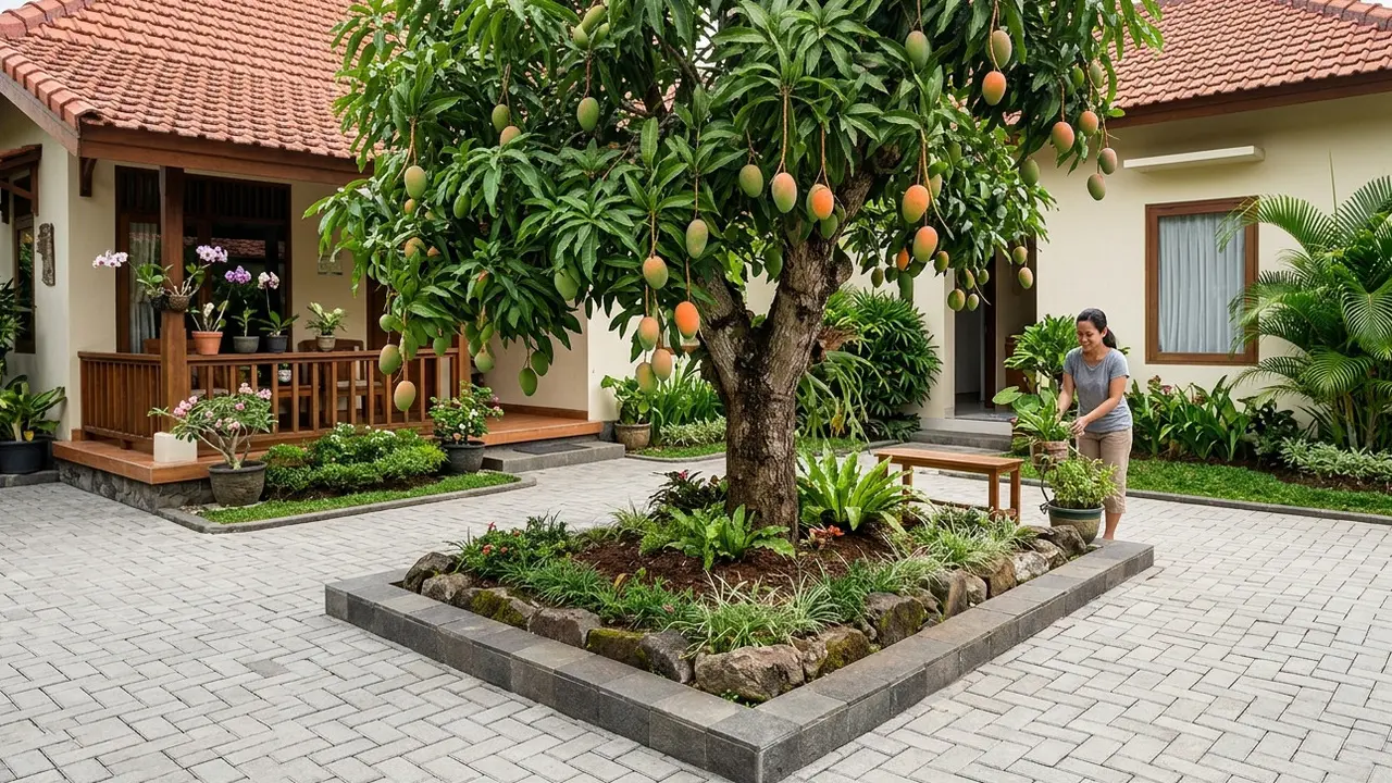 Pohon Buah yang Akarnya Tidak Merusak Paving Halaman Rumah Gemini AI