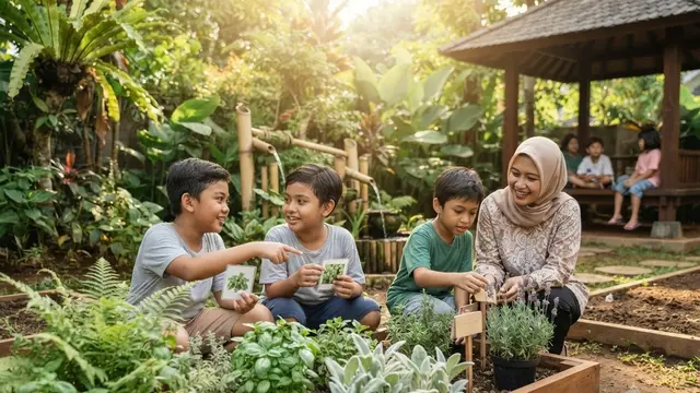 Manfaat Sensory Garden untuk Autisme