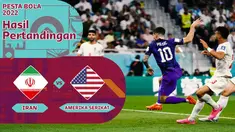 Berita motion grafis data dan statistik laga Grup B Piala Dunia 2022 antara Iran melawan Amerika Serikat, Rabu (30/11/2022) dinihari WIB.