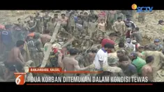 Tambang intan di Banjarbaru, Kalimantan Selatan, longsor, dua orang ditemukan tewas.