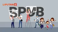 Banner Grafis Bocoran PPDB 2025 Diubah Jadi SPMB&nbsp;(Liputan6.com/Abdillah)
