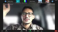 Menteri Pariwisata dan Ekonomi Kreatif (Menparekraf) Sandiaga Uno mengajak desa wisata di Samosir Sumatra Utara untuk menghadirkan alternatif wisata yang unik.